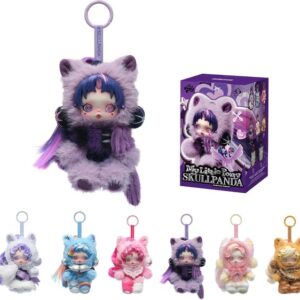 Pop Mart SKULLPANDA x My Little Pony Collaboration Plush Keychain – Case (6 bokser)